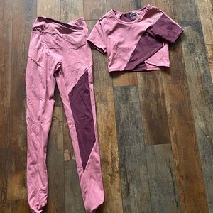 Gymshark two piece set